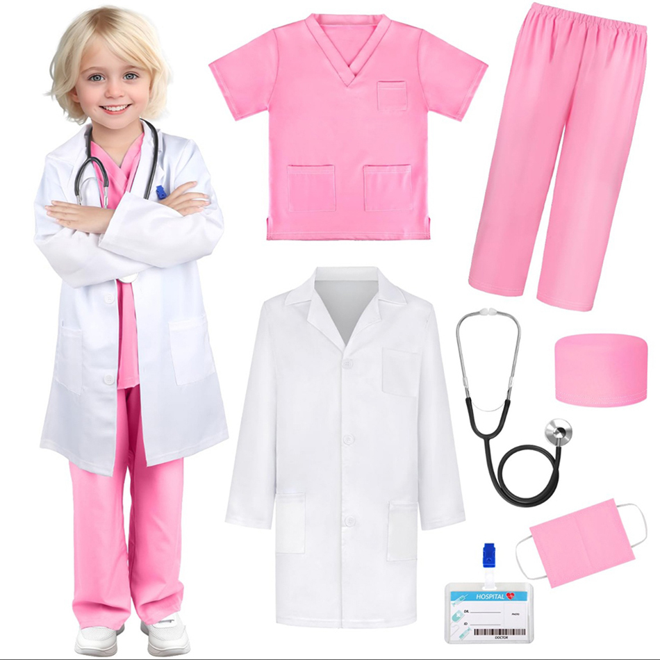Medical Lab Coats - Uniformes médicos cómodos blancos Unisex para