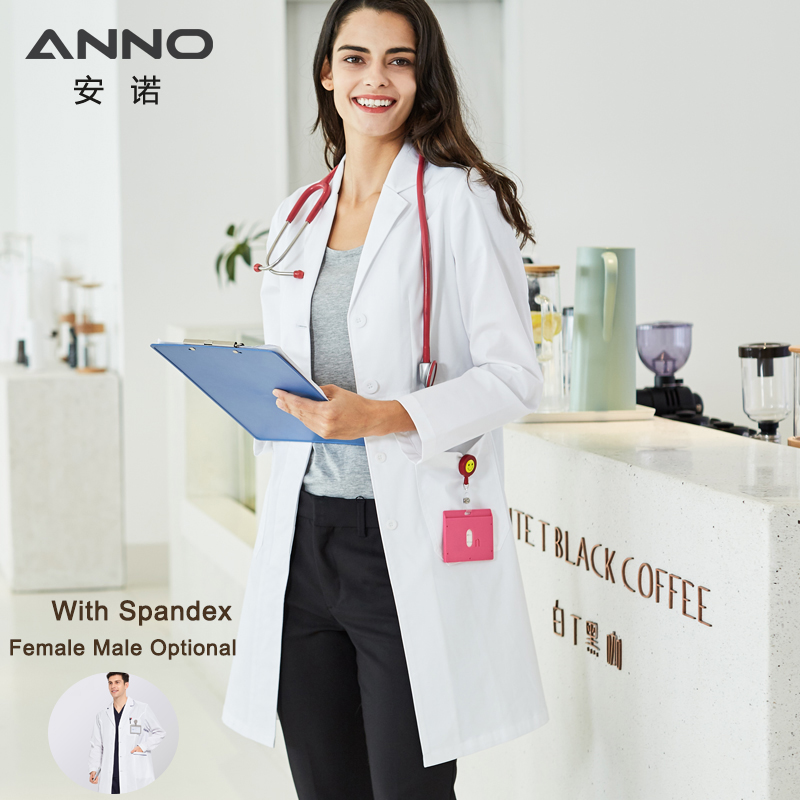 Medical Lab Coats - ANNO-uniformes de laboratorio de manga larga