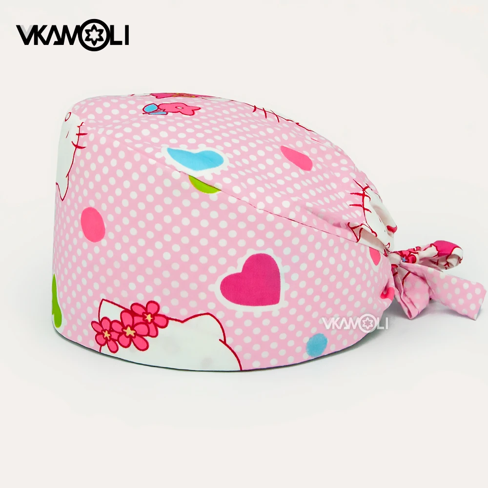 Medical Health Lab - Gorro de enfermera con estampado de