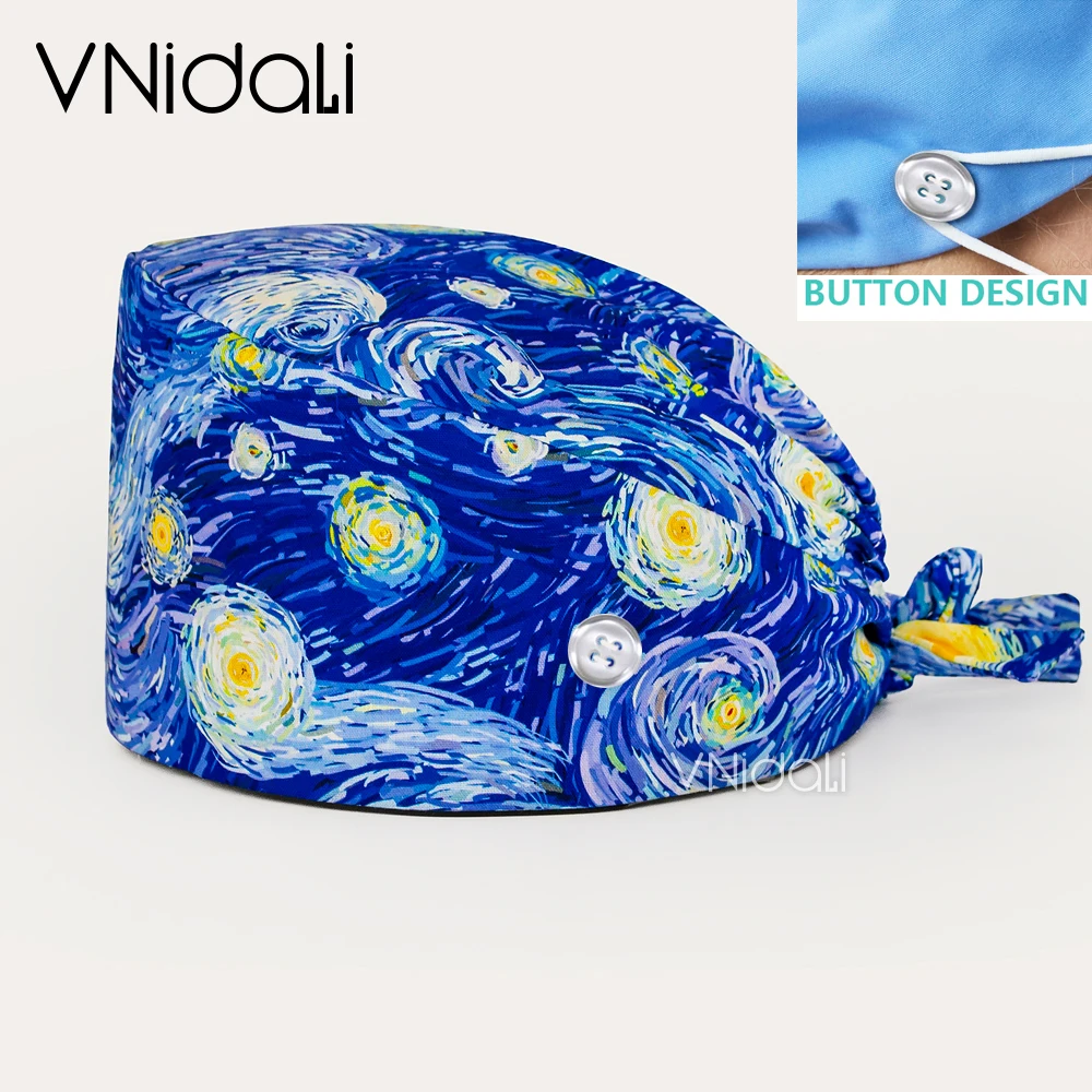 Medical Health Lab - Gorros de fregado con estampado, gorro