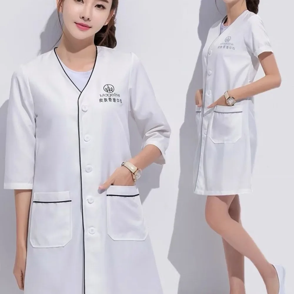 Medical Lab Coats - Uniforme de Belleza con Logotipo Personalizado,