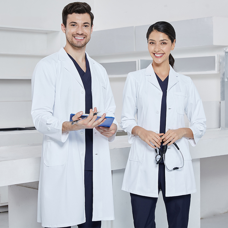 Medical Lab Coats - Bata sedosa de laboratorio para hombre