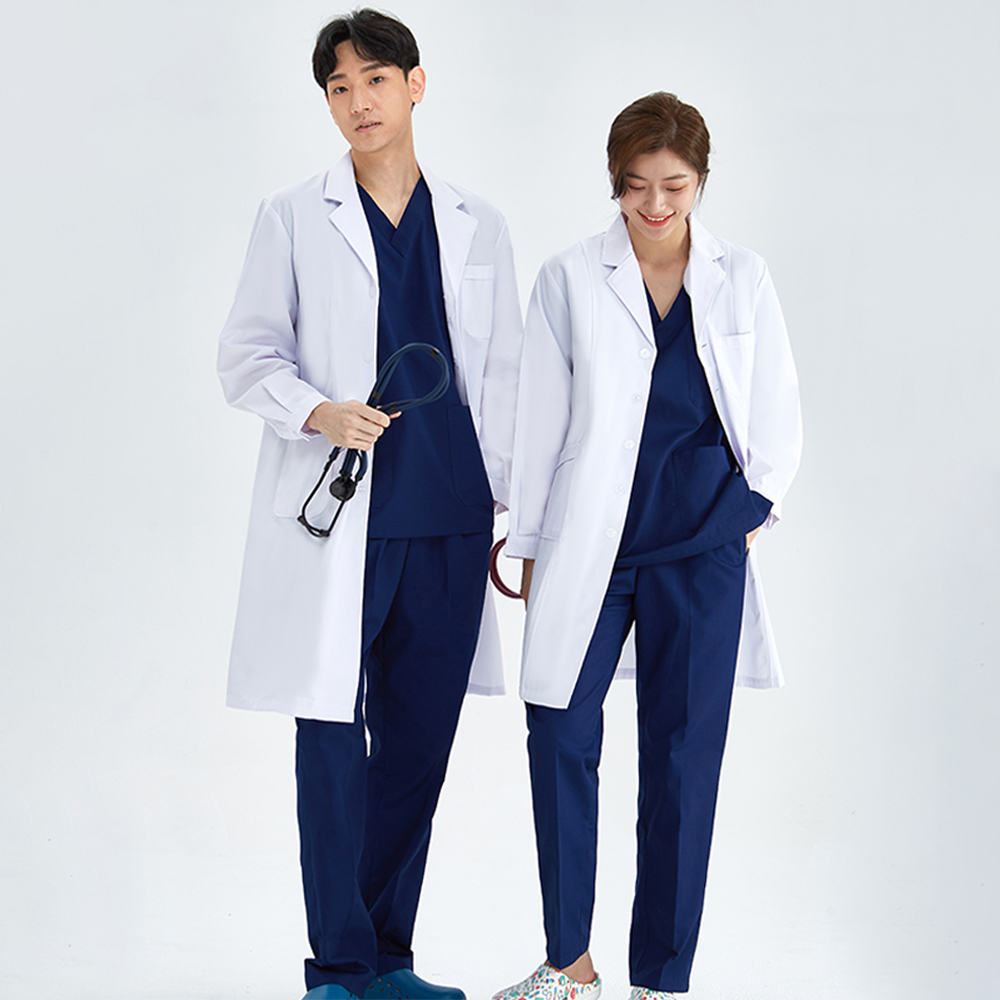 Medical Lab Coats - Bata blanca Unisex para médico y
