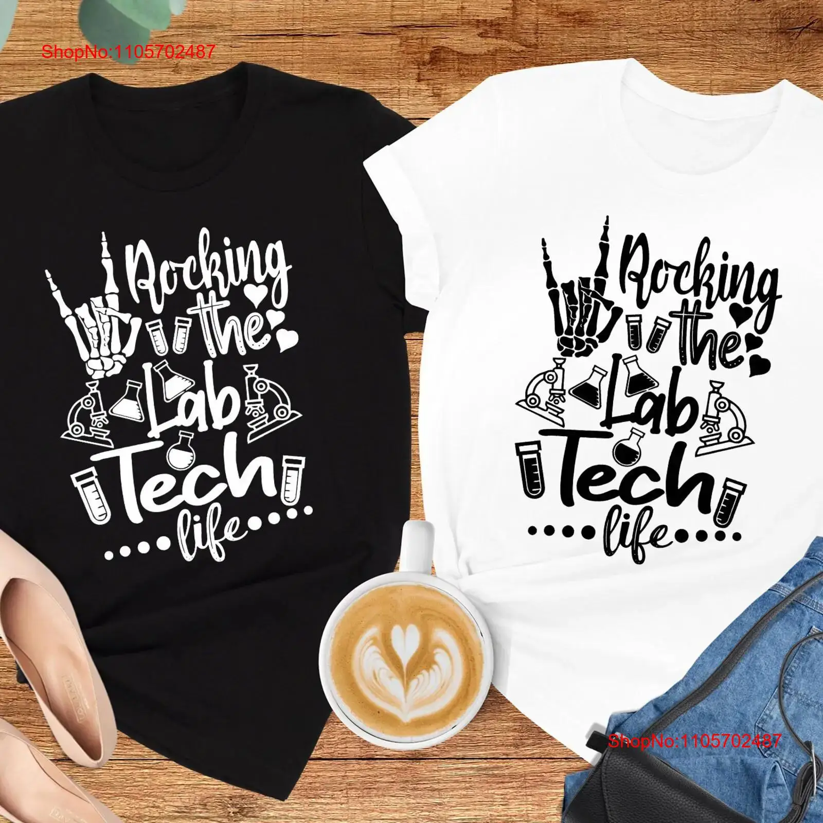 Camiseta Rocking The Lab Tech  - Medical Lab Graphics reseña y precio