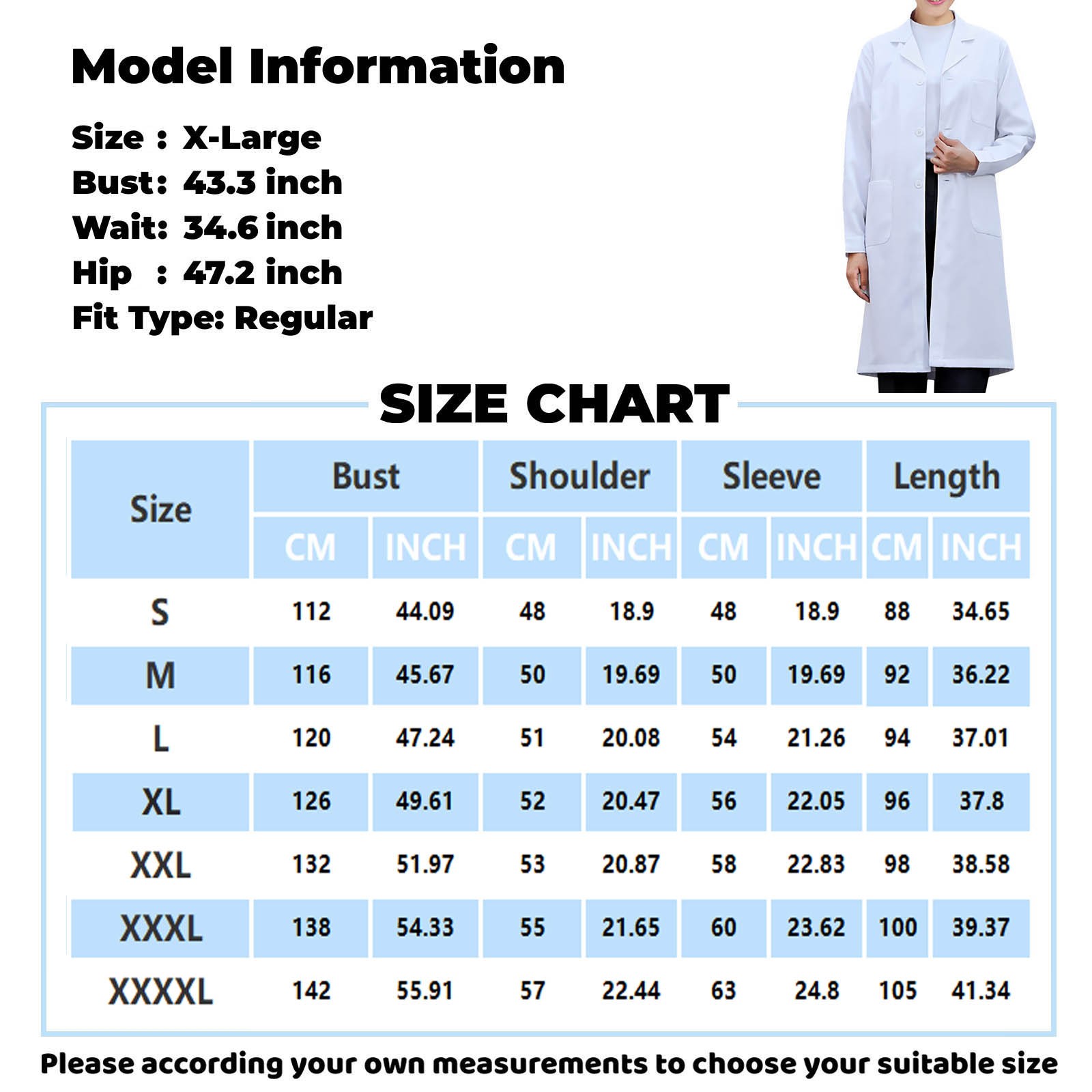 Bata de laboratorio blanca par - Medical Lab Coats reseña y precio
