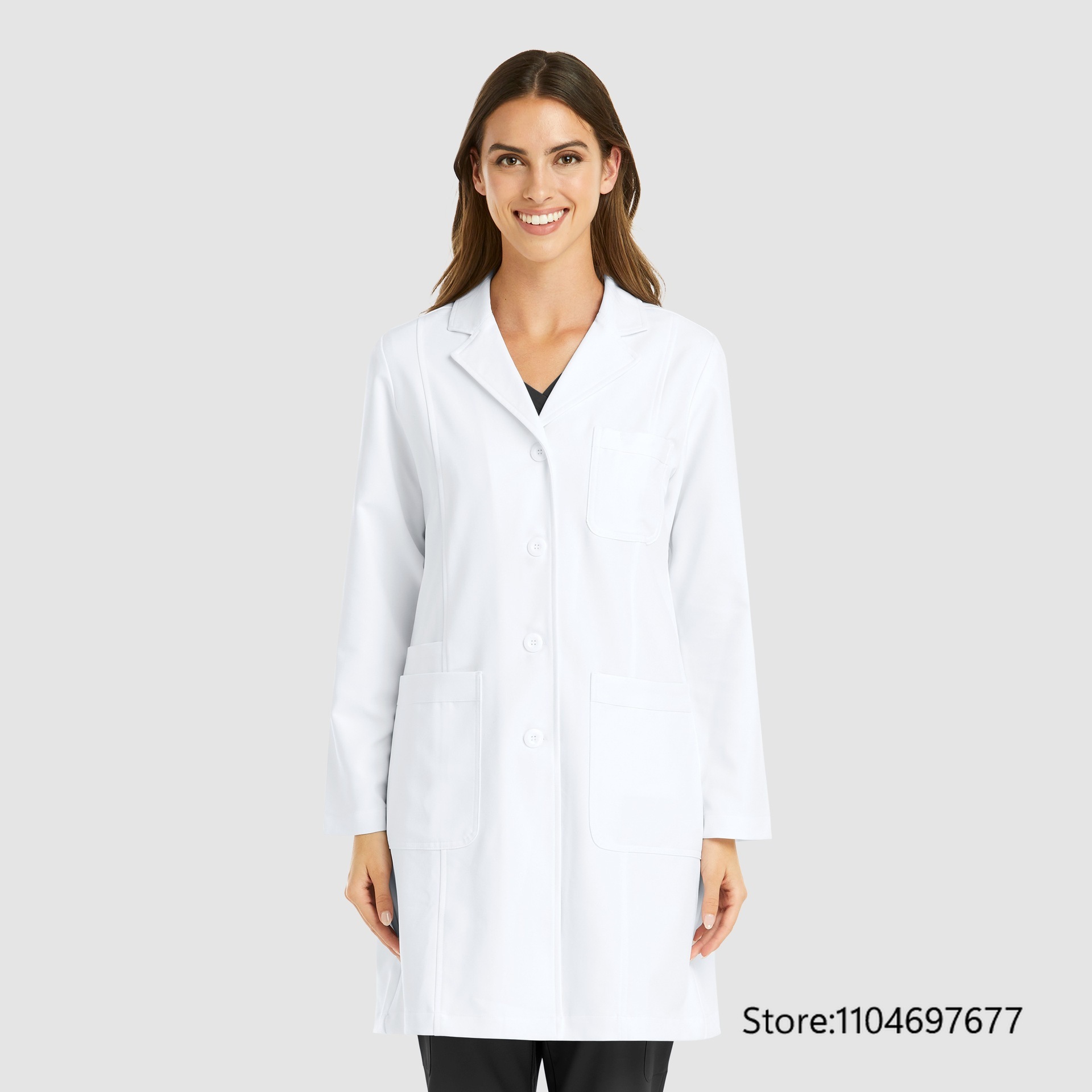 Bata de Salón de Belleza Multi - Medical Lab Coats reseña y precio