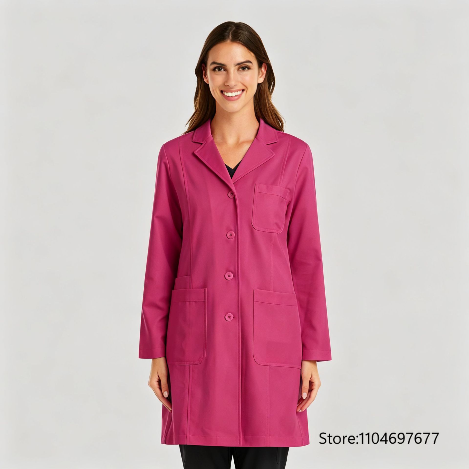 Bata de Salón de Belleza Multi - Medical Lab Coats reseña y precio
