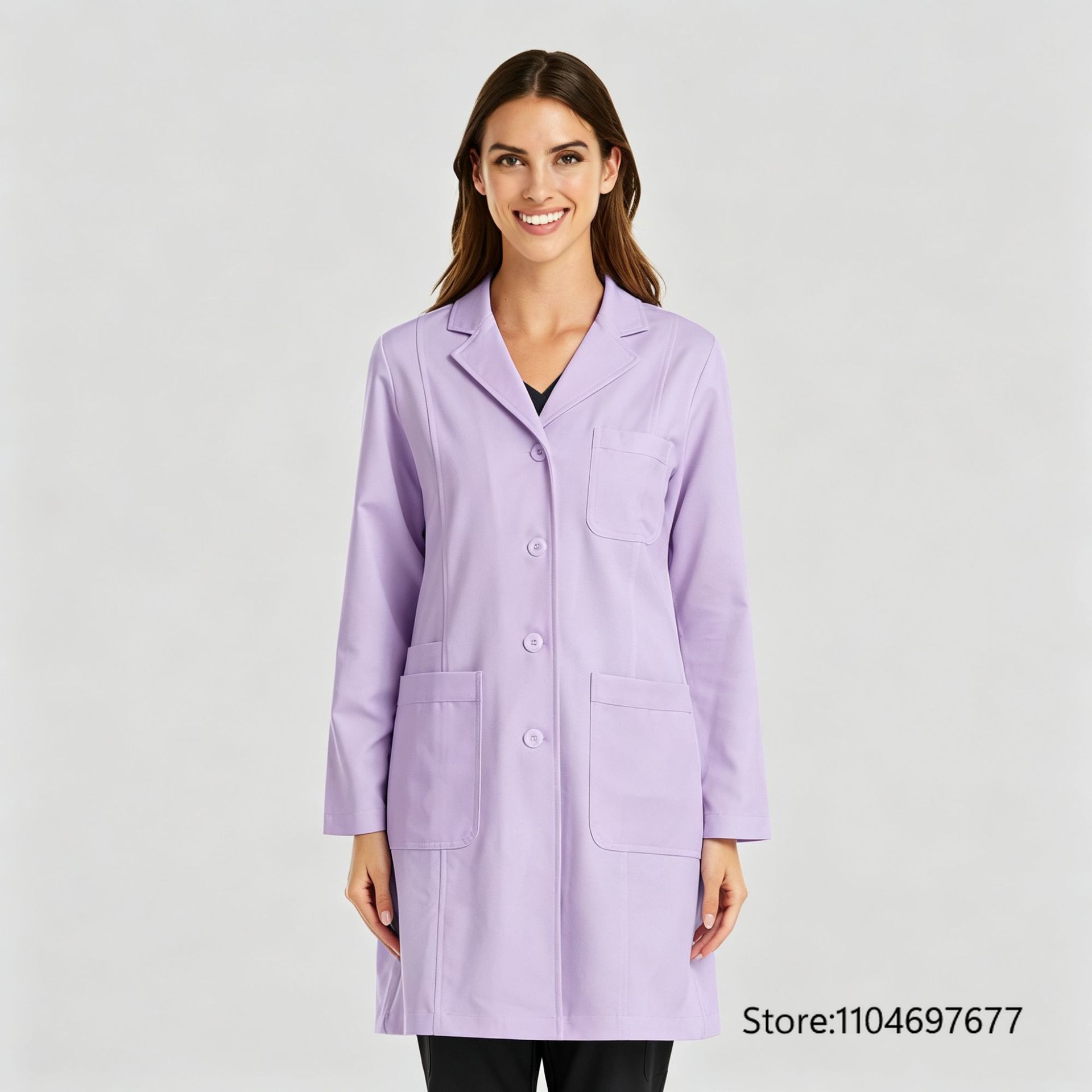 Bata de Salón de Belleza Multi - Medical Lab Coats reseña y precio