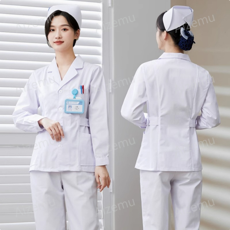 Nuevo uniforme de enfermera bl - Medical Lab Coats reseña y precio