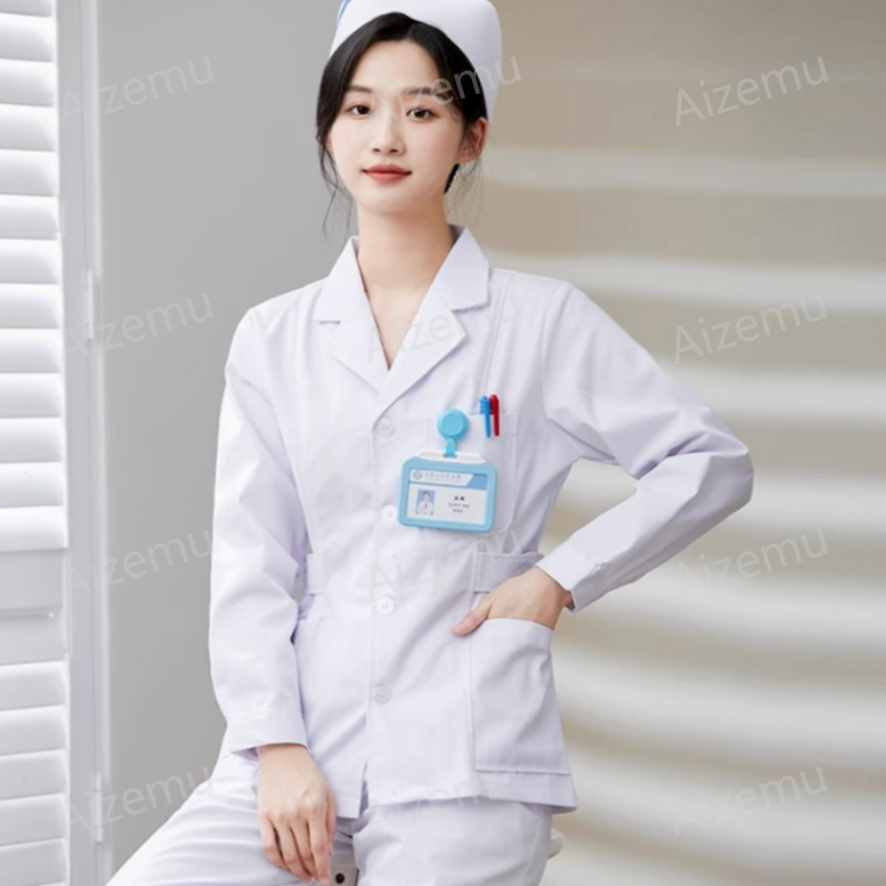 Nuevo uniforme de enfermera bl - Medical Lab Coats reseña y precio