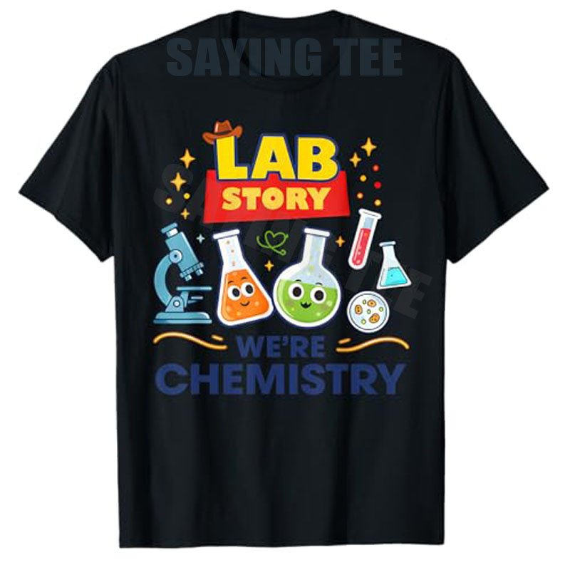 Camiseta de algodón con estamp - Medical Lab Graphics reseña y precio