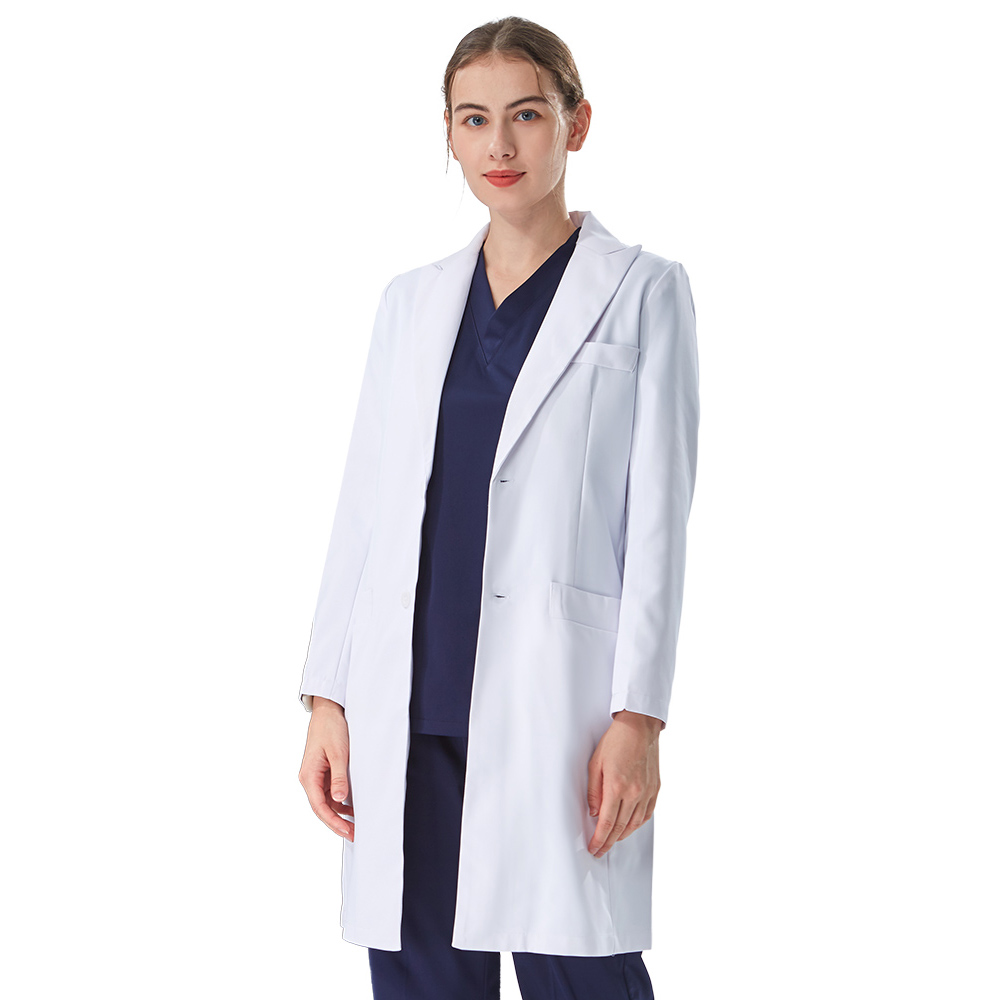Bata de Laboratorio Blanca con - Medical Lab Coats reseña y precio