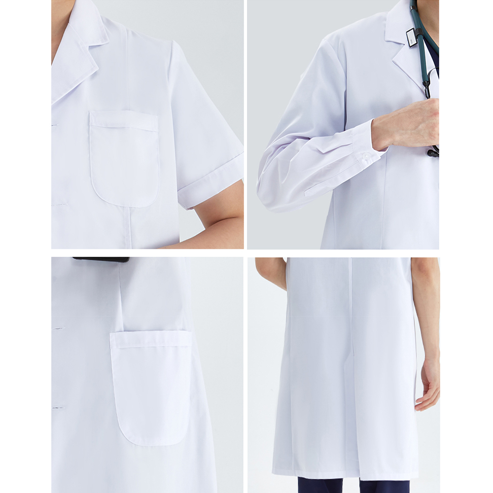 Bata blanca Unisex para médico - Medical Lab Coats reseña y precio