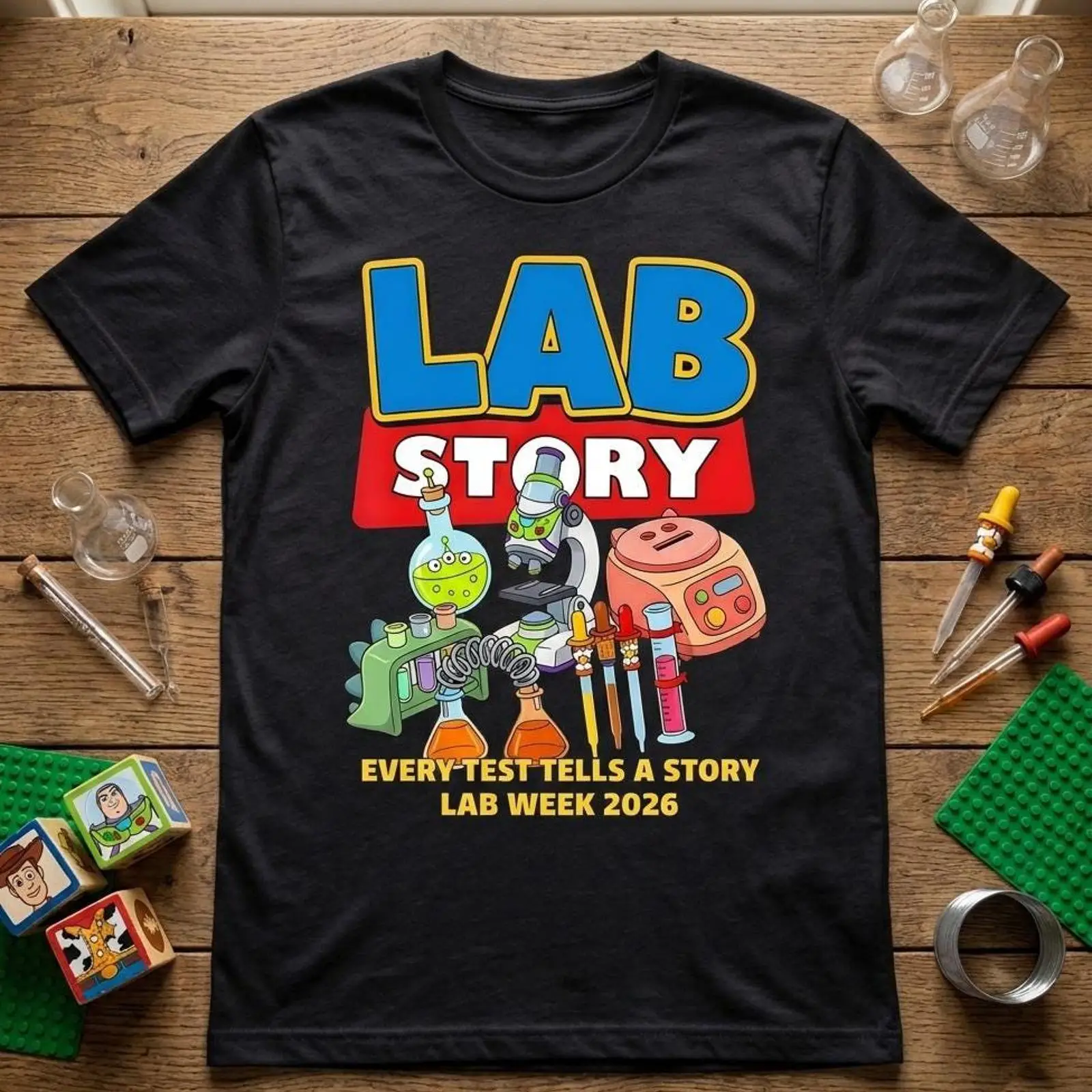 Camiseta Lab Week 2026, Humor  - Medical Lab Graphics reseña y precio